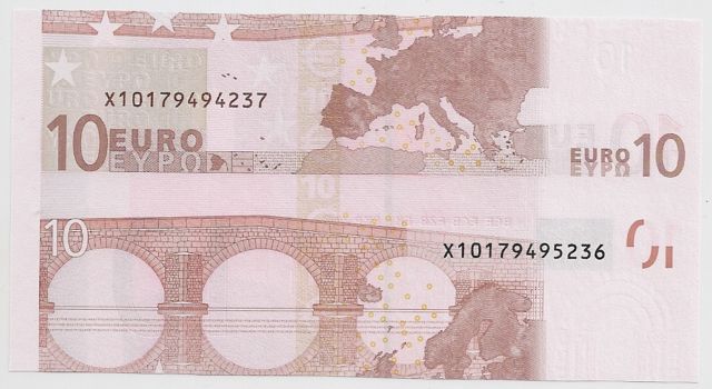 ECB - BCE - Euro Banknote - Greece - 2002 - 10€ - THE BEST ERROR
