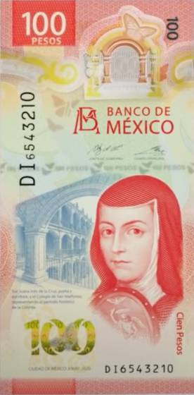 Lot of 100 Mexico Banknote 100 Pesos bill Paper Money Mix Year AU UNC Carranza