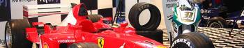 F1 Ferrari op de RTL GP-stand.