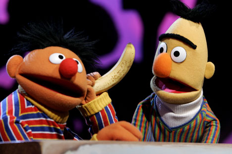 ik hoor je niet, want ik heb een banaan in mijn oor